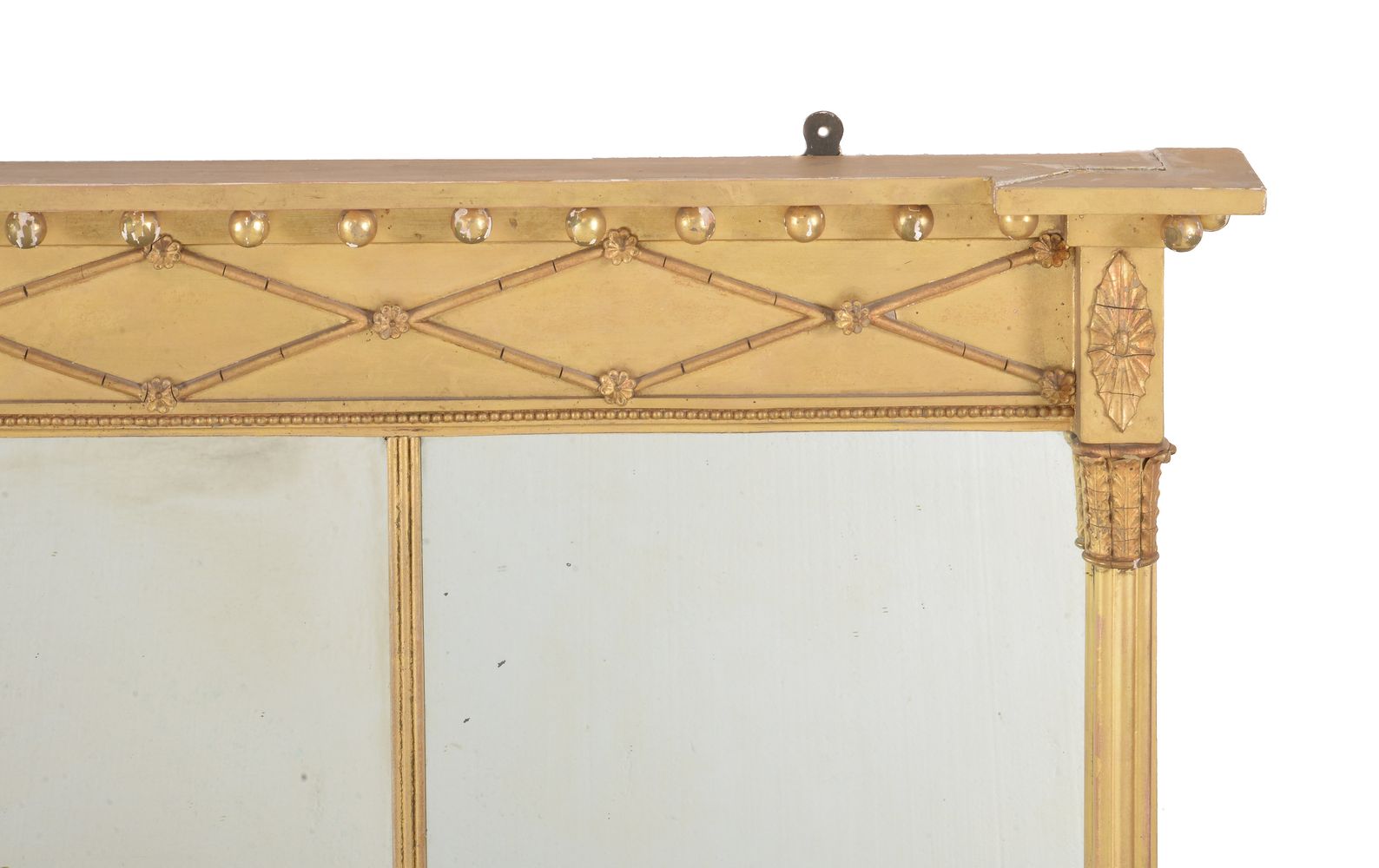 A Regency giltwood and composition overmantel mirror - Image 3 of 4