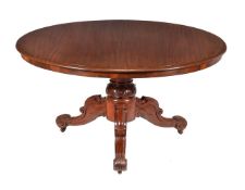 A Victorian mahogany centre table