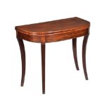 A Regency mahogany tea table