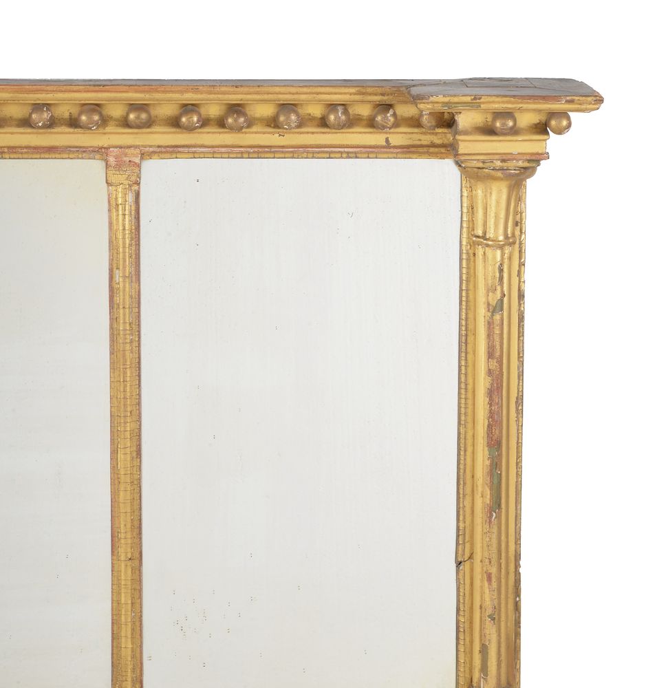 A Regency giltwood and composition overmantel mirror - Image 4 of 4