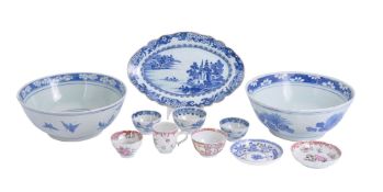 A group of Chinese export porcelain