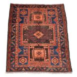 A Kazak rug