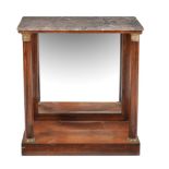 ϒ A Regency rosewood and ormolu mounted console table