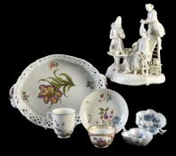 A miscellaneous selection of mostly German porcelain