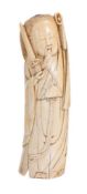 ϒ A Chinese ivory figure of an immortal