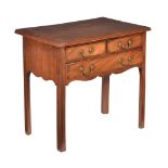 A George III mahogany side table