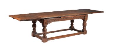 An oak refectory table in James I style