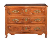 A French walnut commode