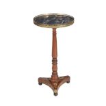 A simulated rosewood and gilt metal mounted occasional table