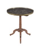 A Louis XVI mahogany tripod table