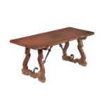 A Spanish chestnut centre table