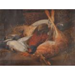 Follower of George Stevens, Still life with hare and pheasant