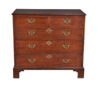 A George III mahogany chest of drawers