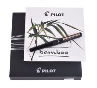 Pilot, Bamboo, a black fountain pen