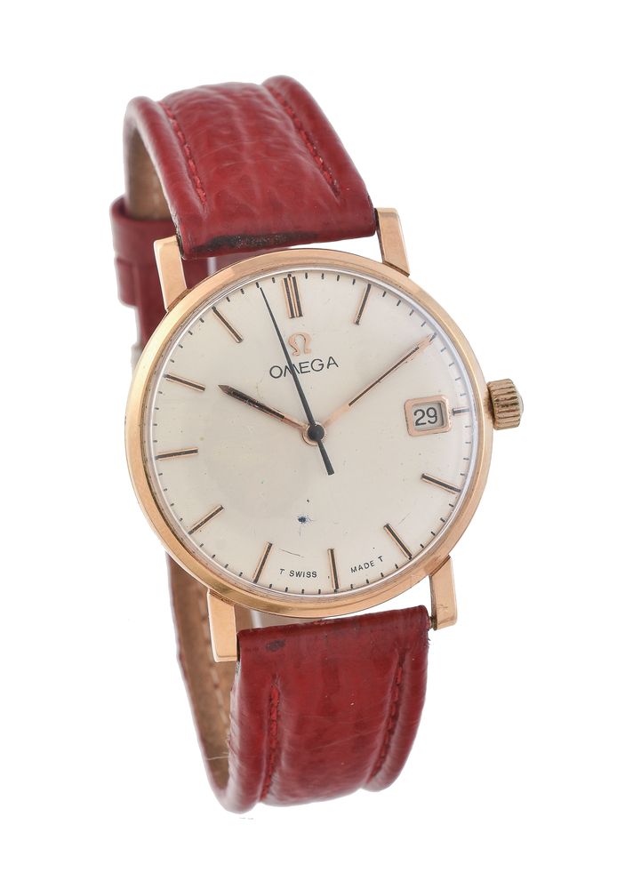 Omega, Gold coloured wrist watch