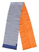 Hermès, a reversible silk scarf