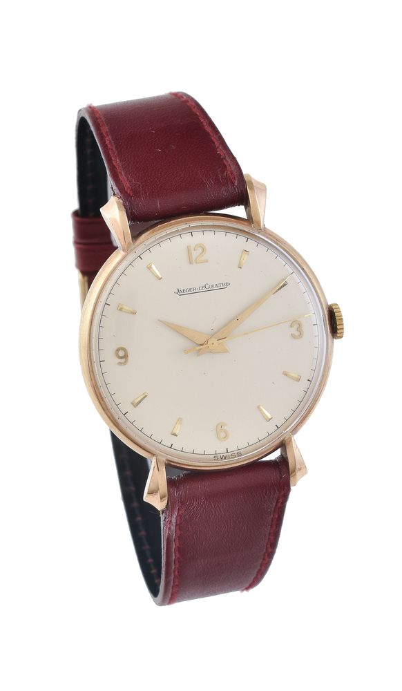 Jaeger LeCoultre, 9 carat gold wrist watch