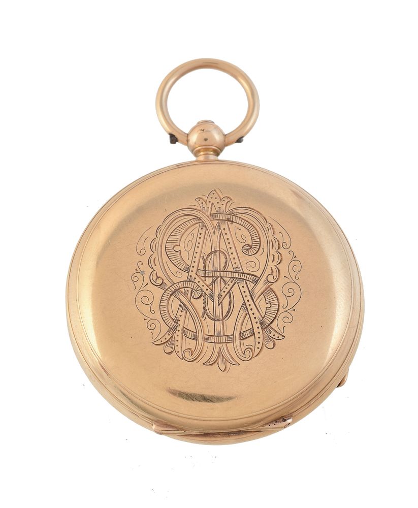 J. Cameron & Son, Kilmarnock,18 carat gold open face pocket watch - Bild 2 aus 3