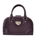 Louis Vuitton, Montaigne Bowling GM, an Epi leather aubergine handbag