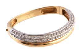 A diamond bangle by Bucherer