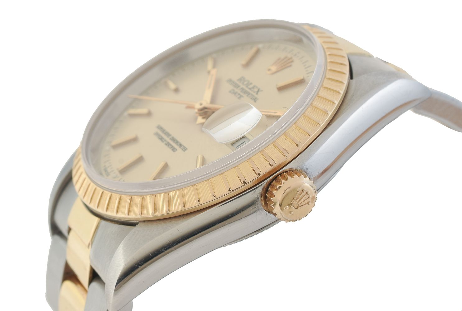 Rolex, Oyster Perpetual Date, Ref. 15223 - Bild 2 aus 4