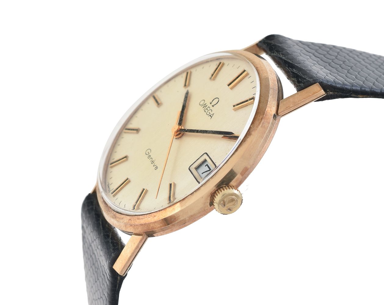 Omega, 9 carat gold wrist watch - Image 2 of 4