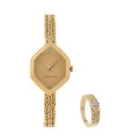 Audemars Piguet, Lady's gold coloured bracelet watch
