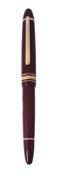 Montblanc, Meisterstuck 146, a burgundy fountain pen