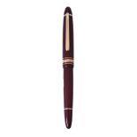 Montblanc, Meisterstuck 146, a burgundy fountain pen