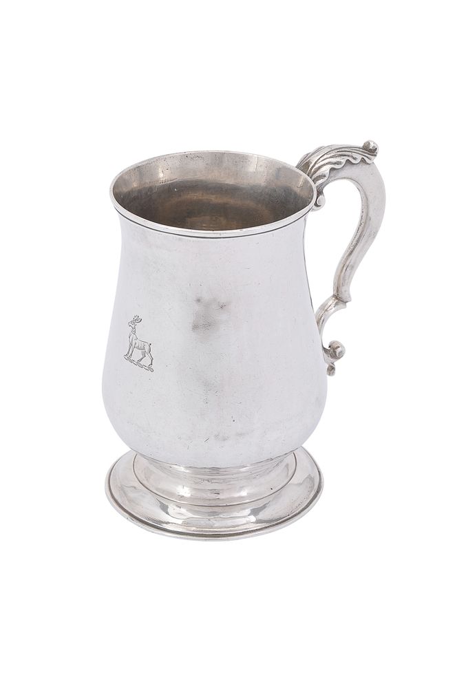 A George III silver baluster mug by John King