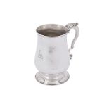 A George III silver baluster mug by John King