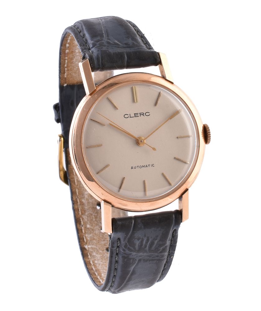 Clerc, Gold coloured wrist watch