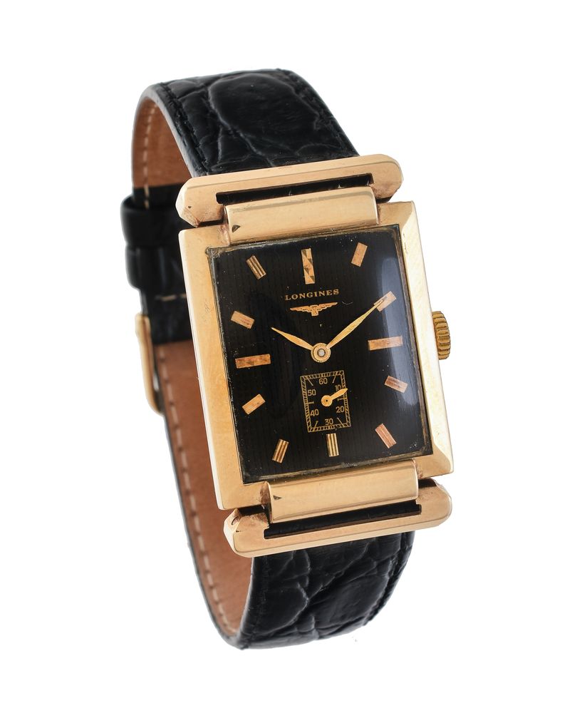 Longines, Gold coloured wrist watch