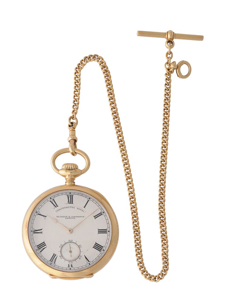 Vacheron & Constantin, Chronometre Royal, 18 carat gold keyless wind open face pocket watch