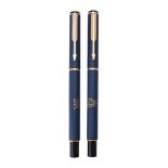 [Royal Interest] Parker, 88, a matte blue fountain pen and ball point pen