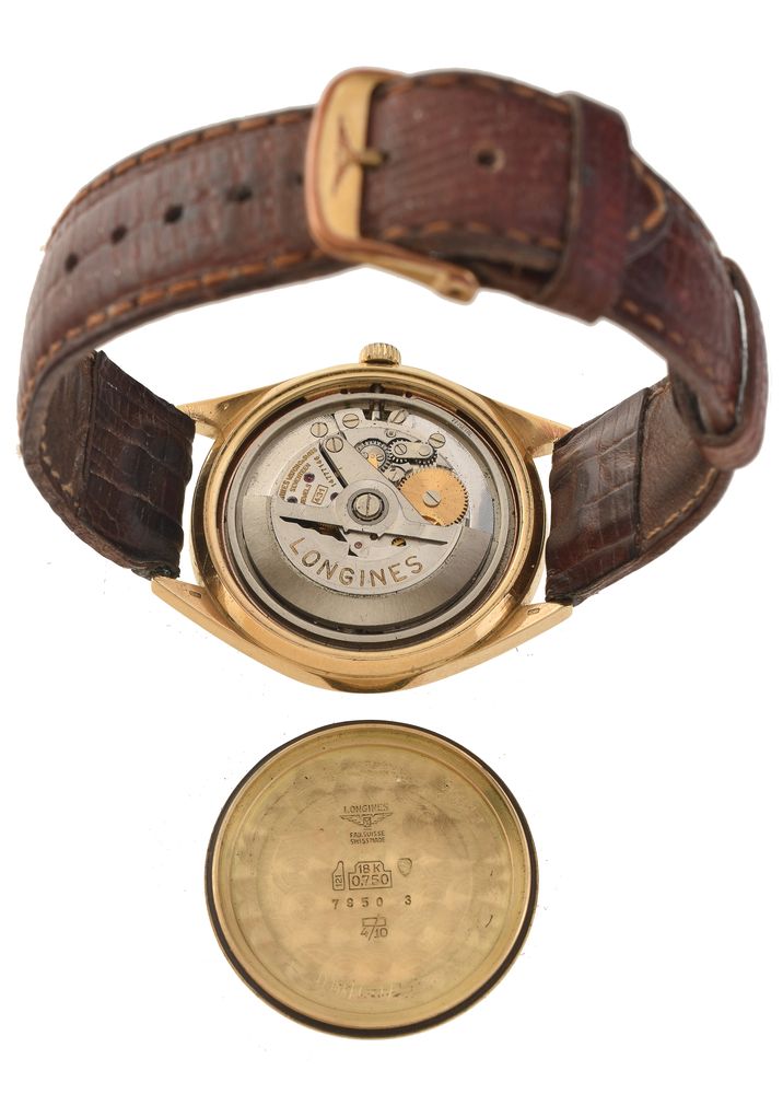 Longines, Ultra-Chron, Gold coloured wrist watch - Image 3 of 5