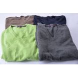 Asprey, four cashmere jumpers