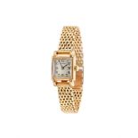 Longines, Lady's gold coloured bracelet watch