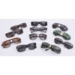 A collection of Ermenegildo Zegna sunglasses