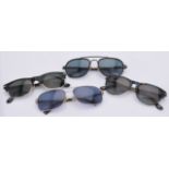 Persol, three pairs of sunglasses