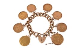 A multi coin bracelet