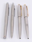 Parker, 75 Milleraies, a silver plated ball point pen