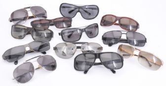 A collection of Ermenegildo Zegna sunglasses