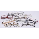 A collection of reading glasses