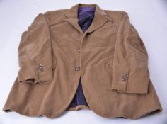 Asprey, a brown corduroy jacket