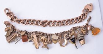 A curb link bracelet