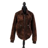 Hermes, a brown suede jacket