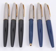 Parker, 45, a collection of pens