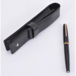 Montblanc, a black fountain pen