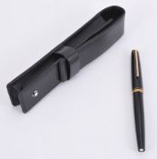 Montblanc, a black fountain pen